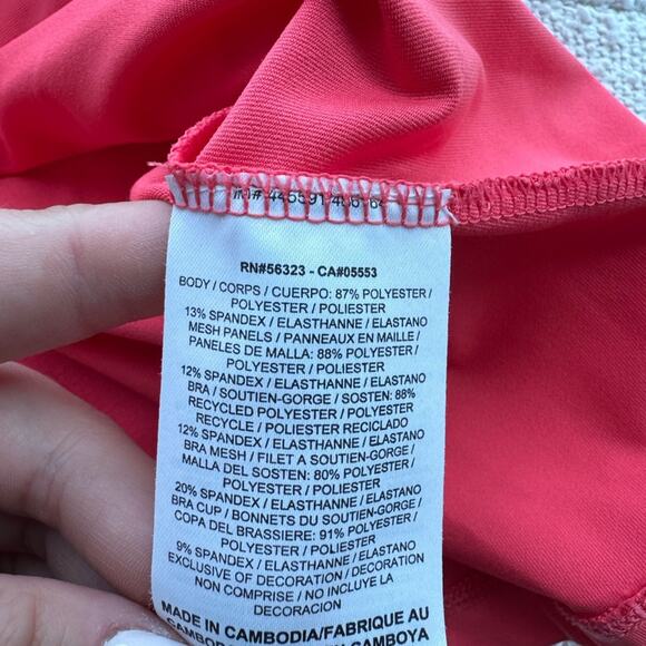 Nike Dry Fit Coral Orange Activewear Tank Size Large - Picture 10 of 11